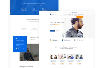 Aproach - Bank Loan & Business PSD Template