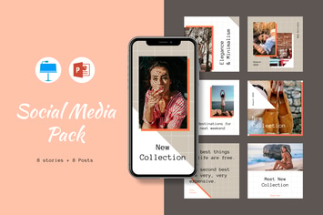 Instagram Powerpoint and Keynote Templates