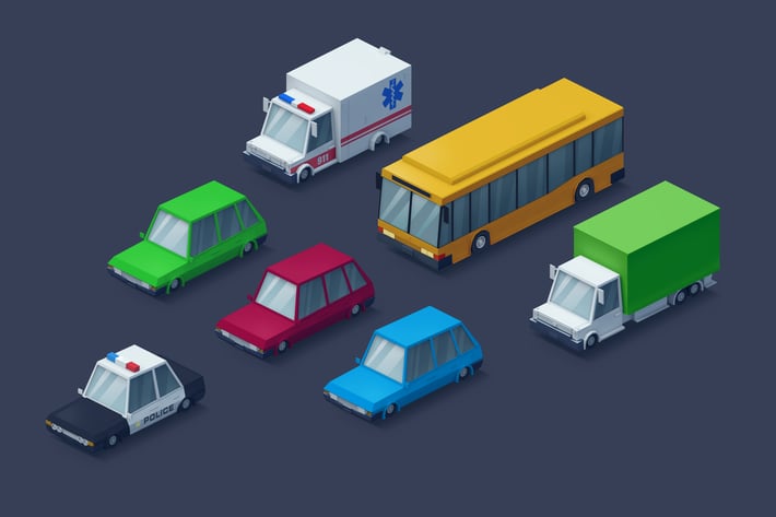 Low Poly Cars