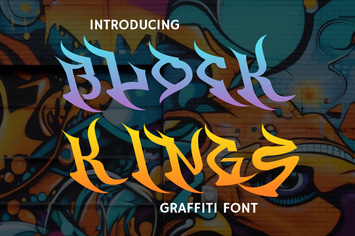 Block Kings - Graffiti Style Font