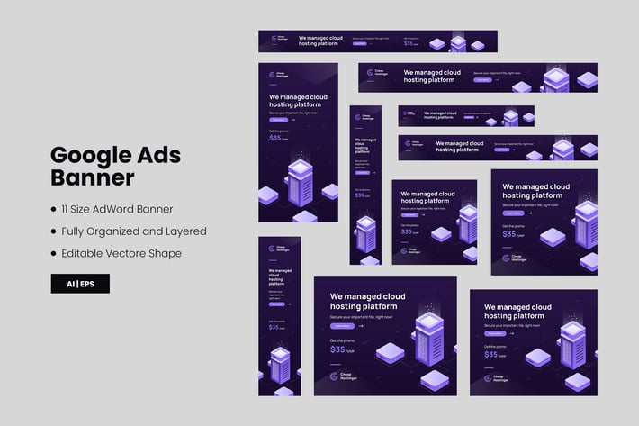 Hosting Google Ads Template V.3