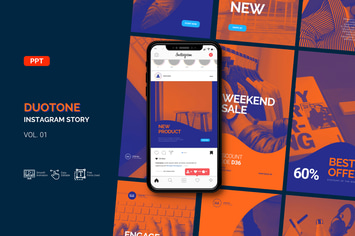 Duotone Instagram Story - PPT