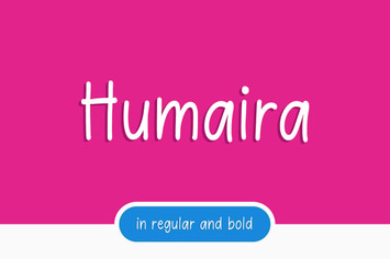 Humaira - Modern Sansserif Font