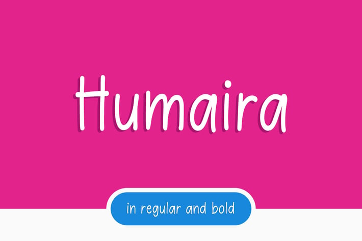 Humaira - Modern Sansserif Font