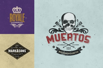 Retro Logo Templates V.09