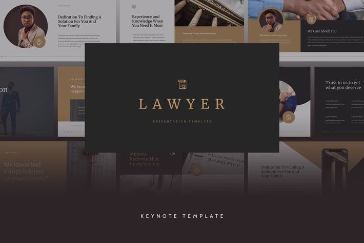 Lawyer - Elegant CV Keynote Template