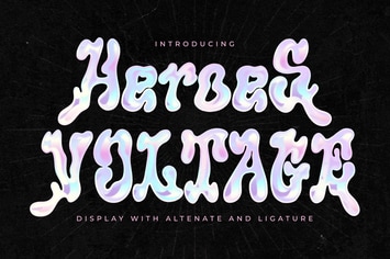 Heroes Voltage Display Sans Serif Font 
