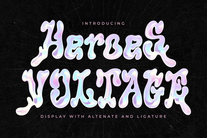 Heroes Voltage Display Sans Serif Font 