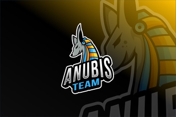 Anubis Team Esport Logo Template