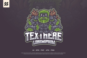 Mascot Golem Logo Design