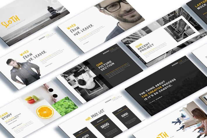 Sloth Creative Agency Keynote Template