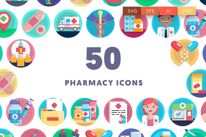 50 Pharmacy Icons
