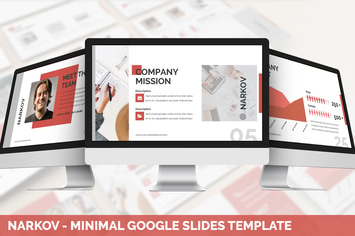 Narkov - Minimal Google Slides Template