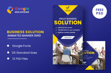 Business Solution Animated Banner GWD