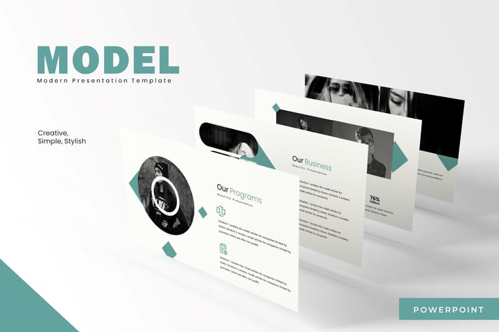 Model - Powerpoint Template
