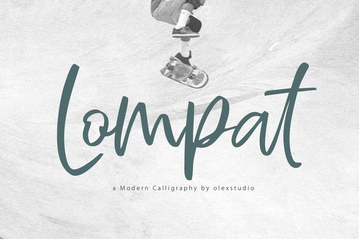 LOMPAT - Handlettered 