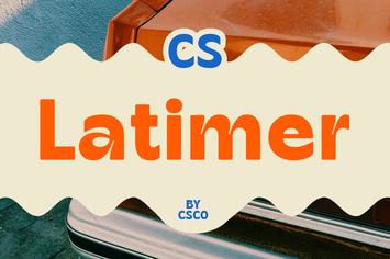 Latimer – Retro Font