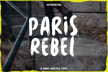 Paris Rebel - Rough Handwritten Font