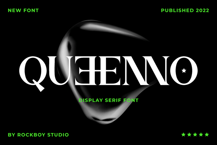 Queenno - Logo Font
