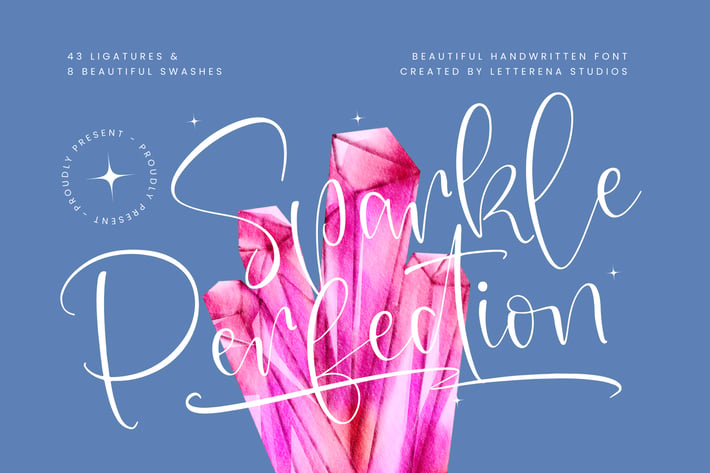 Sparkle Perfection Handwritten Font
