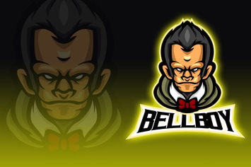 Bell Boy Ape Esport Logo Design