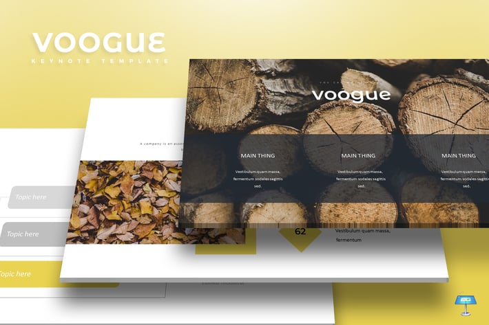 Voogue - Keynote Template