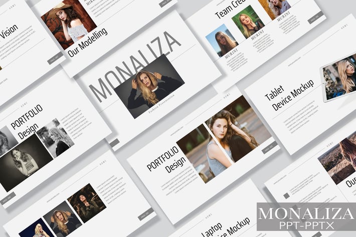MONALIZA - Minimals Fashion Powerpoint 