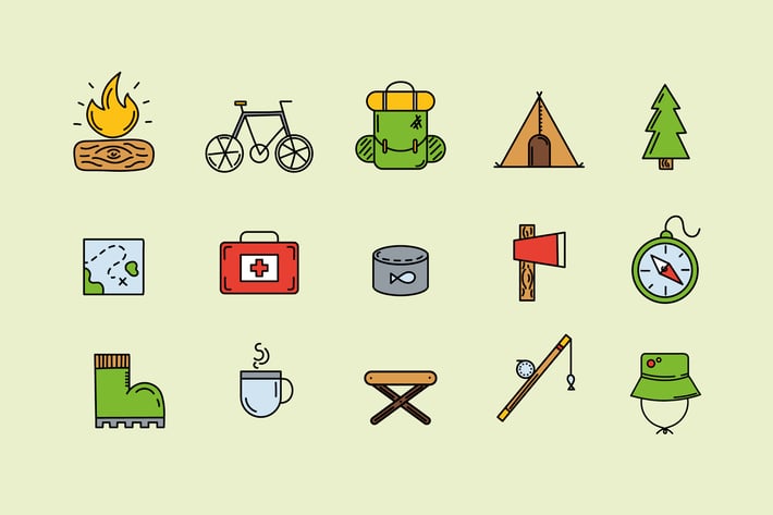 Camp On Icons