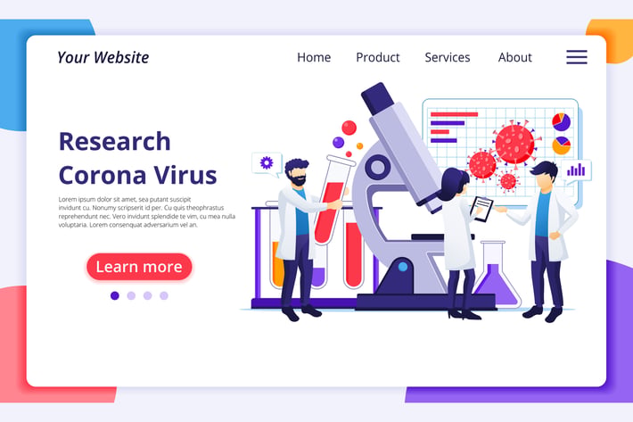 Corona Virus Illustration
