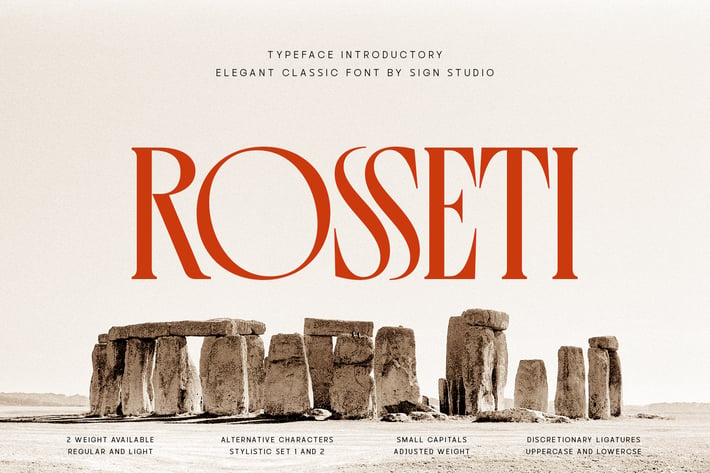 Rosseti - Elegant Retro Serif