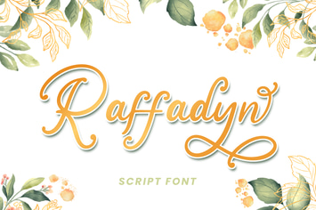 Raffadyn - Wedding Font