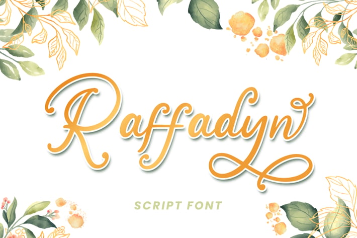 Raffadyn - Wedding Font