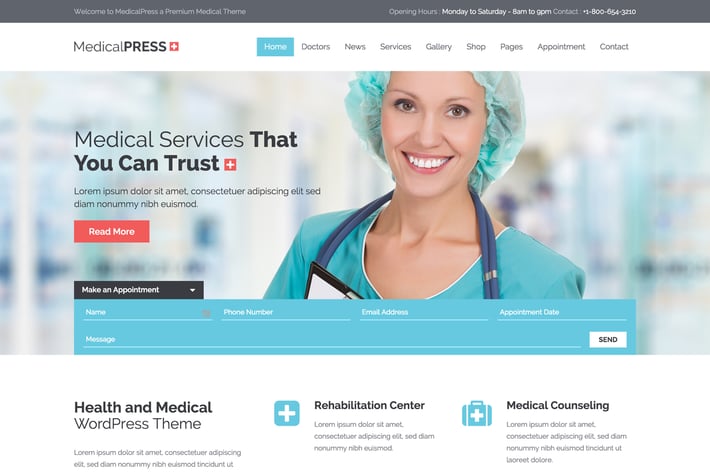 MedicalPress - Health and Medical HTML Template