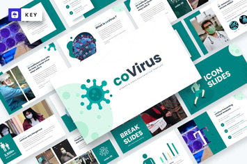 Covirus - Disease & Virus Keynote Template