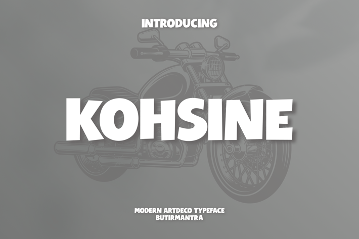 Kohsine - Modern Display Font
