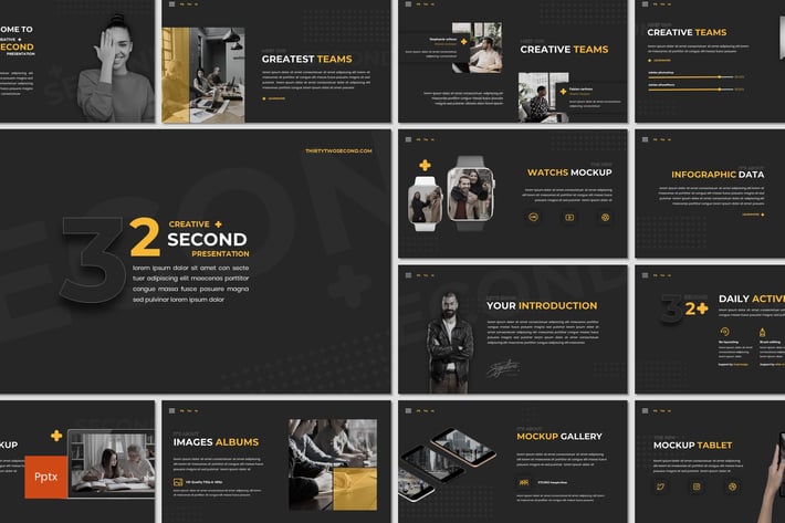 32 Second - Powerpoint Template