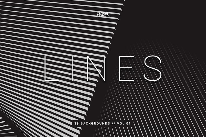 Lines | Abstract Stripes Backgrounds | Vol. 01