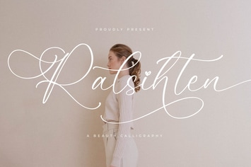 Ralsihten Modern Calligraphy Font
