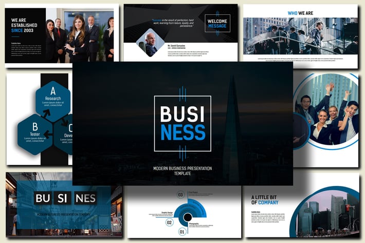 Business Presentation 100+ Powerpoint Template