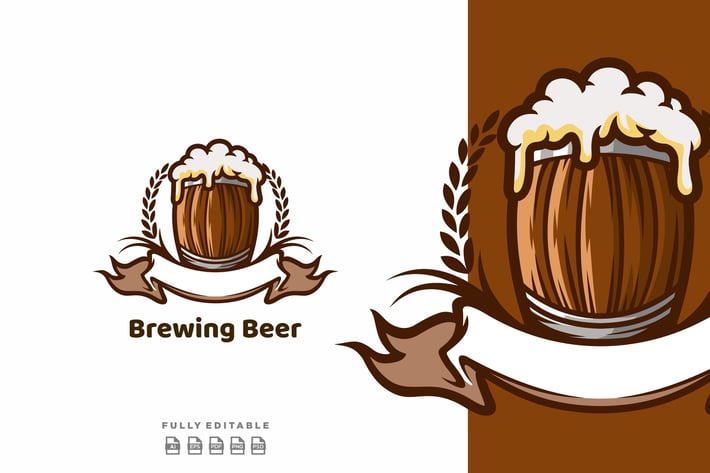 Beer Logo Mascot