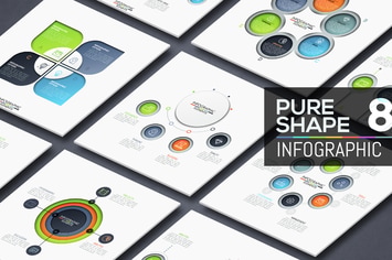 Pure Shape Infographic. Part 8