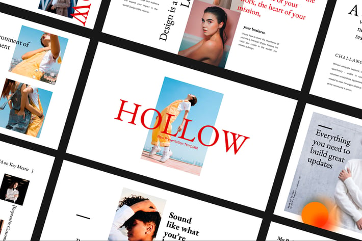Hollow - Graphic Design Powerpoint Business 