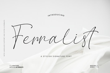 Ferralist Stylish Signature Font