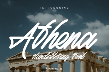 Athena Script Font