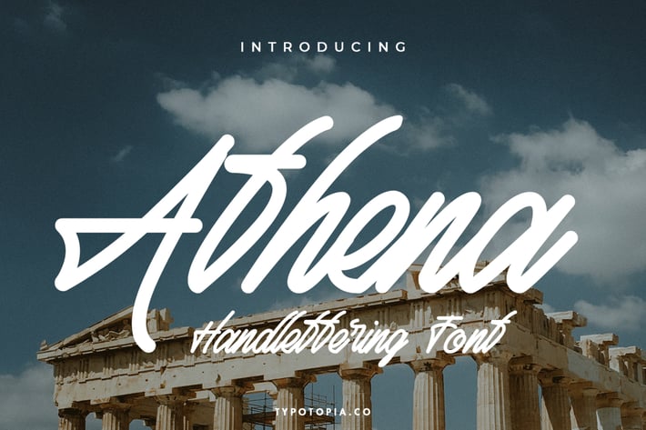 Athena Script Font