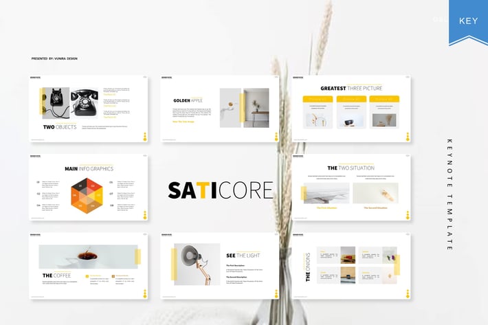 Saticore | Keynote Template