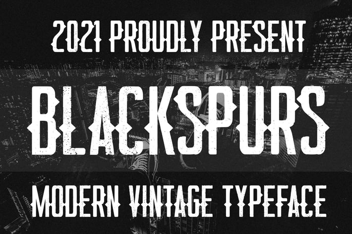 Blackspurs Vintage Font
