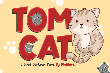 TOMCAT - cartoon font