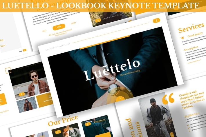 Luettello - Lookbook Keynote Template