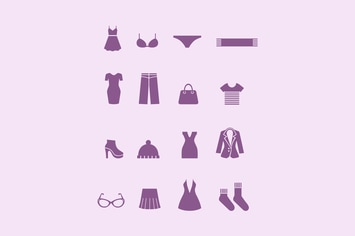 16 Womens Dress Icons